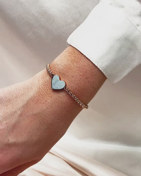 Little Luxe Heart Bracelet (Silver)