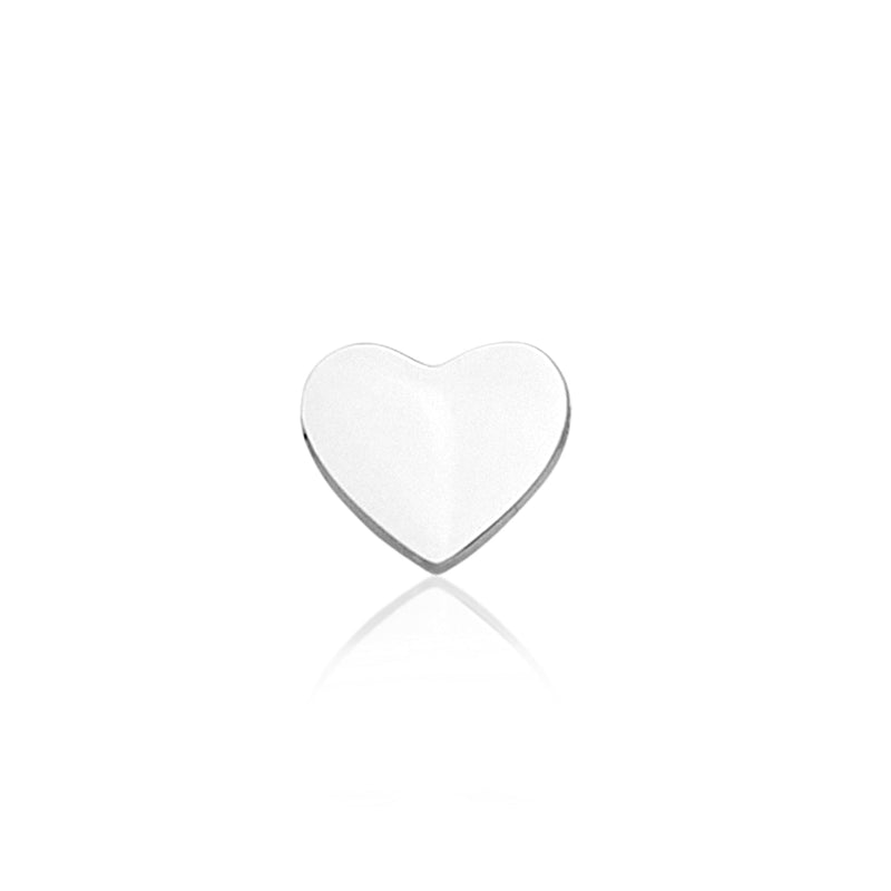 Custom Figaro Icon - Heart (Silver)