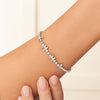 Crystal Charm Builder Bracelet (Silver)
